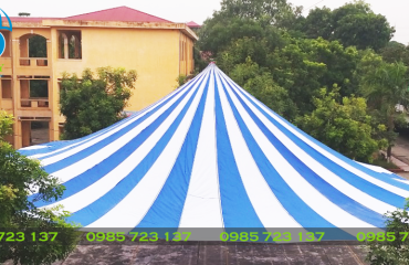 Thông tin quan trọng về dù che nắng sân trường
