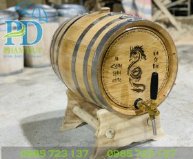 Bán thùng gỗ sồi ngâm rượu 200 lít giá rẻ